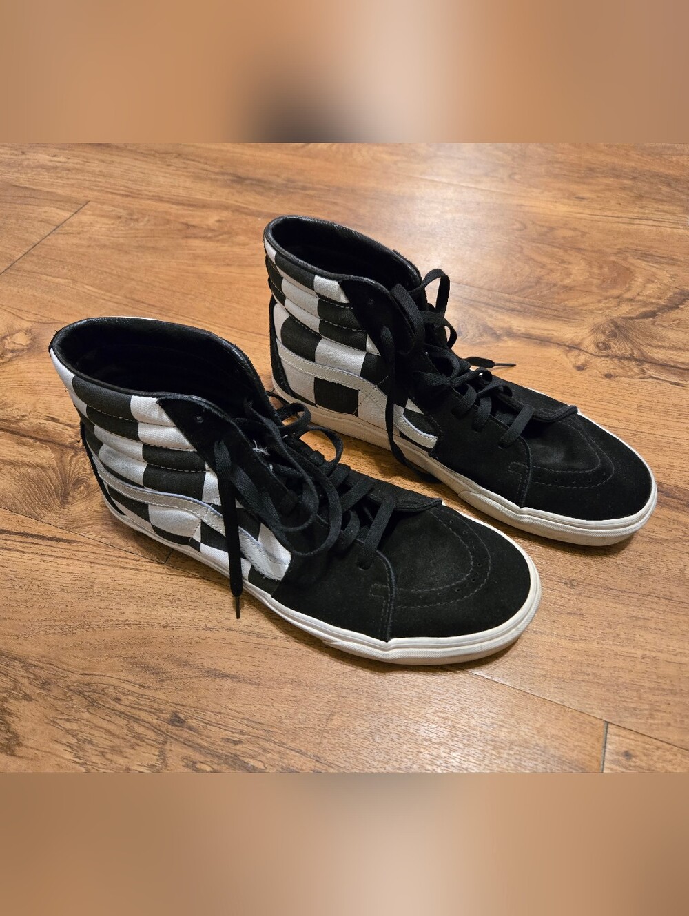 Vans Mens Sneakers in Black & White Size 11.5